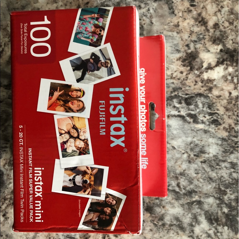 Fujifilm Instax instant film exposure 100ct